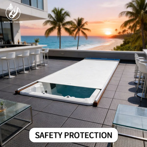 Couverture de <span class=keywords><strong>piscine</strong></span> automatique Water Crown Premium, protection contre la poussière, durable, de haute qualité, pour jacuzzi. - Product Image 2