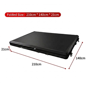Tente de toit professionnelle 4x4 tout-terrain en ABS à coque rigide avec matelas et échelle, robuste pour SUV et Ute - Product Image 4