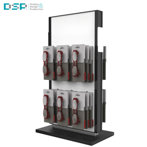 Expositor de gafas de sol de acrílico de lujo, personalizado, de gran capacidad, con iluminación LED, de pie, fabricado en Vietnam por DSP - Product Image 4