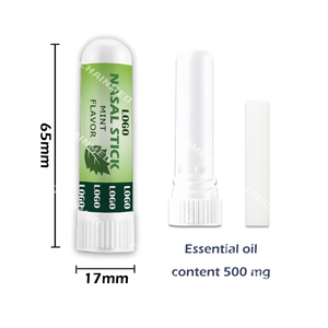 Inhalateur nasal en plastique aromatisé CM, extrait botanique de menthe, soulagement rapide du stress, boost d'énergie, conçu pour les personnes occupées - Product Image 2