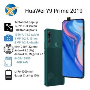 Smartphone Usato <span class=keywords><strong>Huawei</strong></span> <span class=keywords><strong>Y9</strong></span> Prime 4+128GB 4G Originale Sbloccato di Buona Qualità 16MP all'Ingrosso - Product Image 6