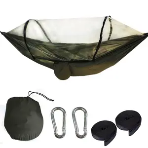 2023 In Stock Durable Instant Pop-Up Mosquito Net Hammock Ultralight Single Double Hammock With Bug Netting