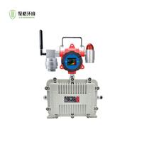 Detector de Gas Fijo Montado en Pared, Detector de Alarma de Gas EX H2S CO O2, Monitor de Gas Multigas OEM para GLP CH4 SO2 VOC Combustible