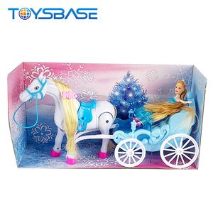 Carruaje <span class=keywords><strong>de</strong></span> Caballo <span class=keywords><strong>de</strong></span> Juguete Musical Eléctrico con Pilas - Product Image 2
