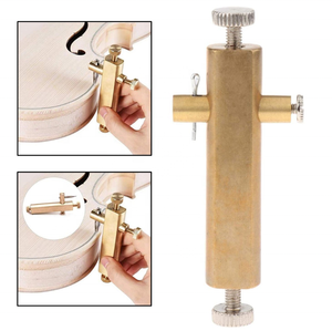 Outils de <span class=keywords><strong>fabrication</strong></span> de violon en laiton, Instrument de musique en or, 4 pièces, incrustation de couleur, hibou incrusté - Product Image 3