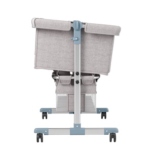 Cuna Multifuncional de Diseño Moderno para Bebé Cama Portátil para Recién Nacido BB Cama Queen de Empalme Grano de Madera para Dormitorio Exterior y Hospital - Product Image 3