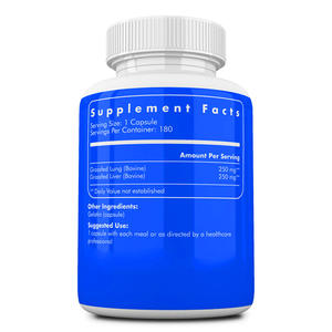 Capsules de supplément d'énergie naturelle biologique de cœur de bœuf à base d'herbe Pure-alimenté 500mg gélules de cœur de bœuf pour soutenir les activités respiratoires - Product Image 3