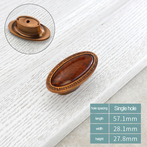 Jaya Chất Lượng Cao Châu Âu Trung Cổ Phong Cách Nhà Bếp Kẽm Hợp Kim Cổ Bronze Ngăn Kéo Núm Cổ Điển Tủ Xử Lý - Product Image 6