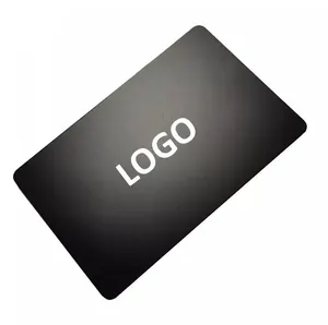 Kartu Bisnis Nfc Media sosial Finish Matte hitam penuh kualitas tinggi untuk berbagi Tautan Url profil kontak dengan Logo Uv dan Qr