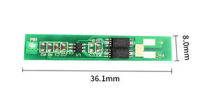 แผงป้องกันแบตเตอรี่ลิเธียม 5A2S สำหรับแบตเตอรี่ 4 ก้อน รุ่น 18650 7.4V 8.4V วงจรป้องกันการชาร์จและการคายประจุแบบ Lipo กระแสสูง BMS PCM - Product Image 5