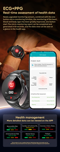 Sourcingark Alloy Case Magnetic Charging <b>Round</b> Dial Smart Watch Reloj Inteligente for Unisex Daily Use MT600 - Product Image 5