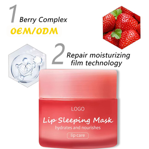 Vente en gros OEM/ODM <span class=keywords><strong>Masque</strong></span> à lèvres sec à la fraise et au <span class=keywords><strong>miel</strong></span>-Baume à lèvres hydratant végétalien naturel Produits de beauté - Product Image 3