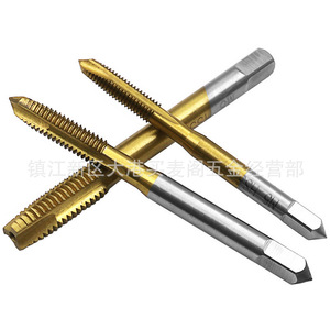ชุดดอกต๊าปเกลียวขวา M3 M4 M5 M6 M8 เคลือบไทเทเนียม เหล็กกล้าความเร็วสูง - Product Image 4