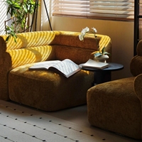 Canapé modulable style rétro simple petit salon design reproduction version chenille velours tissu canapé trois personnes