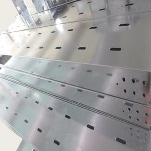 CE認証取得済み、カスタマイズ可能な、売れ筋の産業用建設換気型穴あき亜鉛メッキ鋼ケーブルトレイ - Product Image 4