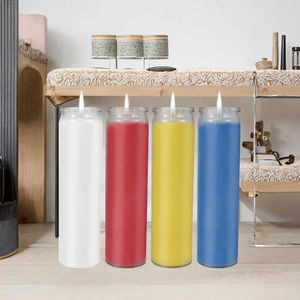 Tarro de vela vacío de 7 días de diseño personalizado para decoración del hogar, logotipo votivo de oración de vigilia devocional al por mayor para Navidad - Product Image 5