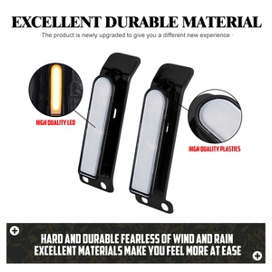 Lampe Latérale de Sacoche de Selle LED de Remplissage de Garde-Boue Arrière de Moto pour Touring FLHTCU/LFLHT/FLTRUSE FLHR 2014-up - Product Image 4
