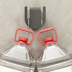 <b>Wall</b> Mounted Slipper <b>Rack</b> Stainless Steel Self Adhesive <b>Hook</b> Type Bathroom Storage Minimalist Design - Product Image 4