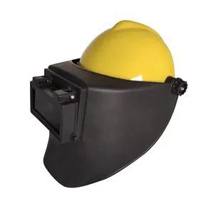 Widening Design Flame Resistant Function Protection Welding Mask With Glass Lens