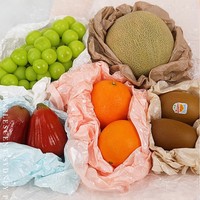 Kertas Pelapis Keranjang Buah Gaya Mewah Motif Bunga Pir Salju, Kertas Lipat Tekan Tangan