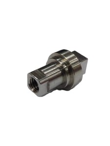 Componente de Acero Inoxidable Ultra Suave, Torneado por CNC, con Rosca Interna de Tolerancia Ajustada para Equipos de Automatización - Product Image 1