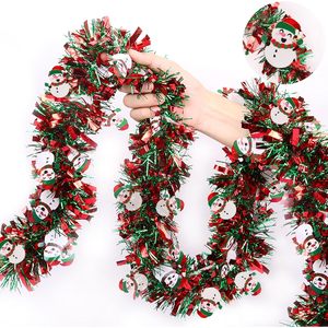 Guirnalda Navideña Le Yi de 2 Metros, Decoración Navideña Roja y Verde con Muñeco de Nieve - Product Image 1