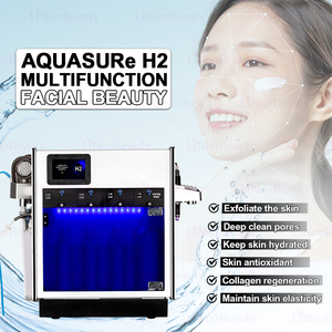 3 en 1 Oxygène hydra dermabrasion <span class=keywords><strong>AQUASURE</strong></span> H2 Facial Aqua Peel facial Nettoyage en profondeur Élimination des points noirs Facial Spa Hydrogen machine - Product Image 4