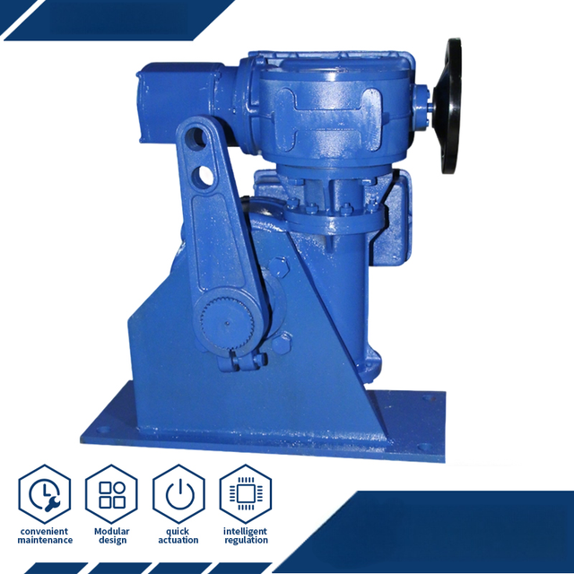MB+RS400 Quarter Turn Electric Actuator ISO5211 ISO5210 Local Operation Build-in Overheat protection Mining Slurry Processing
