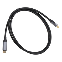 Kabel Pengisian Daya Ponsel VCOM 2 Meter 240W USB4 Aksesoris Ponsel Sinkronisasi Data 20Gbps Kabel Video USB Tipe C 5K 60Hz