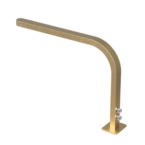 New Gold Aluminum L-shaped Rounded Corners UV LED <b>Table</b> <b>Lamp</b> Beauty Desktop <b>Portable</b> Eyelash Extension Home Salon Use - Product Image 6