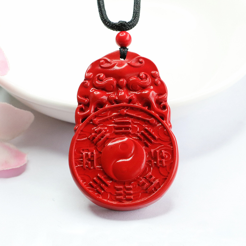 Multi Red Sand General Hoe Gossip Tai Sui Pendant (ZS3021007)