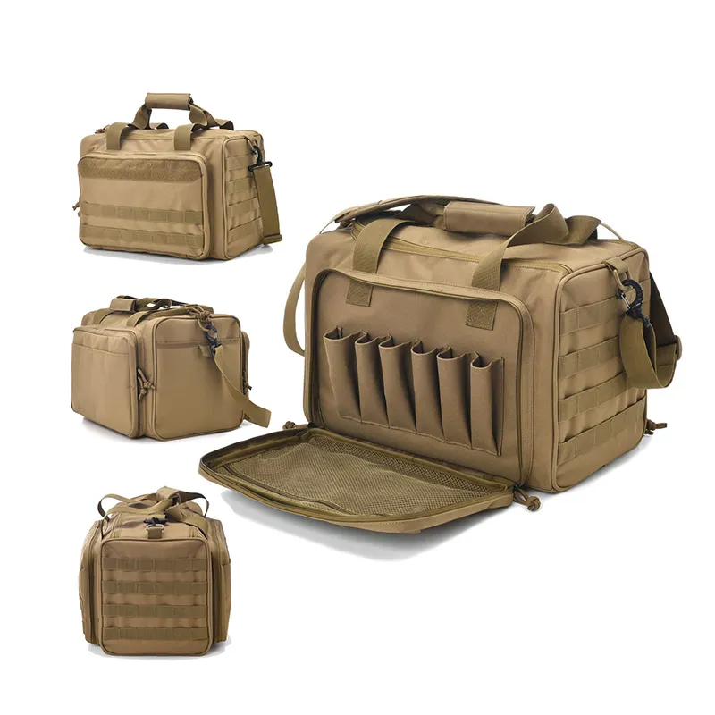 Custom outdoor men waterproof storage tools gear handbag tactic messenger range tactical duffle bag