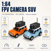 Modèle 6405 Voiture RC avec caméra FPV 1:64, télécommande APP 2,4 GHz, HD 720P, Prête à l'emploi, Expert, 4 canaux, Intérieur/Extérieur, pour enfants de 8 ans et plus