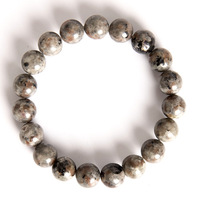 Pulsera de cuentas de cristal de fuego de Ganoderma Flame Stone, estilo europeo americano, nueva moda transfronteriza, que brilla en la oscuridad, de jadeíta dorada.