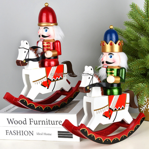 ตุ๊กตาไม้ลายสก็อตแบบดั้งเดิม ทำมือ ทาสีด้วยมือ รูปนัทแครกเกอร์ ขนาดคิง ตกแต่งผนังธีมเทพนิยาย สำหรับเทศกาลวันหยุด รุ่น Hatty - Product Image 5