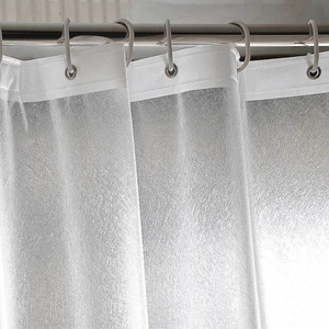 Cortina de Ducha de Plástico Impermeable No Tóxica de PEVA, Diseño Regular, Juego de Cortinas de Ducha para Baño, Bao Cortine con Protección Antioxidante - Product Image 3