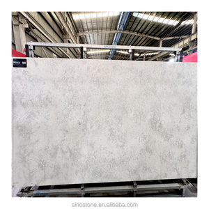 Bán buôn Trung Quốc Nhà cung cấp nhà máy giá màu xám màu thấp silicon bê tông loạt nhân tạo Quartz slab đá nhà bếp Countertop - Product Image 6