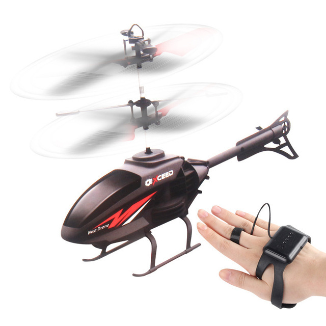 Newly Arrived Dual-Channel Induction Remote-Controlled Electric Helicopter Model Toy Anti-Drop Plastic Material for Outdoor Use