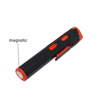 Stylo LED rechargeable avec faisceau large COB, base magnétique, clip, lampe de poche d'inspection pour la réparation et l'utilisation en extérieur
