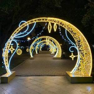 Arco de luz LED 3D personalizado para decoración navideña y festiva durante todo el año, impermeable IP65 - Product Image 1