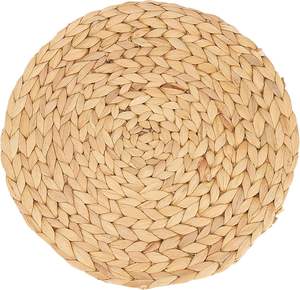 Résistant à la chaleur Boho rond antidérapant à la main tressé Table tapis rond tissé napperon pour cuisine mariage - Product Image 6