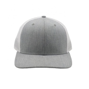 Gorra Trucker Personalizada de Alta Calidad en Gris Jaspeado, 6 Paneles, Bordado 3D, Malla, Cierre a Presión - Product Image 6