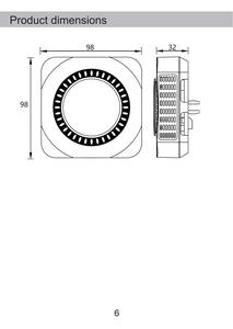 Kanontec KTEAQS-T7 KNX arayüzü hava kalitesi sensörü CO2 formaldehit sıcaklık nem PM1.0 PM2.5 PM10 elektrik ekipmanları - Product Image 3
