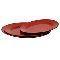 Assiette de Présentation Ronde en Mélamine Blanche Incassable de 10 Pouces pour Restaurant – Offre Spéciale Vaisselle en Plastique Pas Chère en Gros