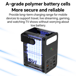 <span class=keywords><strong>Joko</strong></span> 2025พาวเวอร์แบงค์อะลูมิเนียมอัลลอยความจุสูง60000มิลลิแอมป์ต่อชั่วโมงใช้งานกลางแจ้งไฟ LED 35วัตต์ชาร์จเร็วสินค้าขายดี - Product Image 6