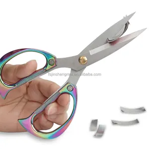 Colorful Metal Handle Sewing Supplies Sharp Shiny Tailor Scissors For Tailor's Shop