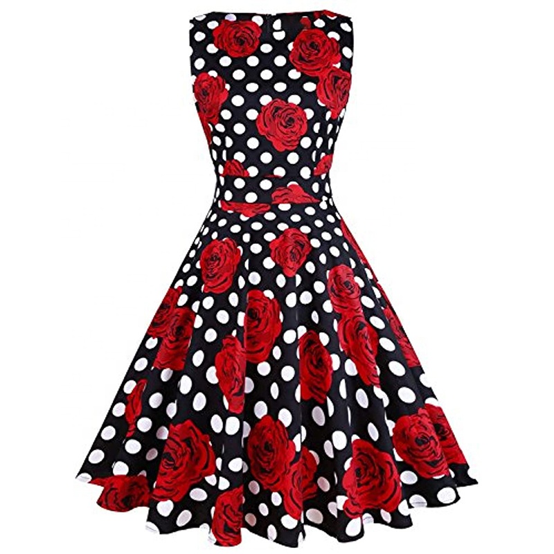 MANNI Women Vintage 1950s Retro Rockabilly Prom Dresses Bridesmaid Dress|  Alibaba.com