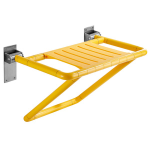 Mo Hong <b>Folding</b> <b>Shower</b> <b>Stool</b> 150kg Load Capacity Wall Mounted Safety Bathroom Equipment - Product Image 4