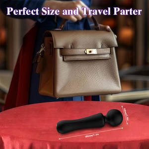 新しいセックストイAVスティックマッサージ器デュアルバイブレーションシリコン防水充電式女性用マスターベーションバイブレーター - Product Image 5