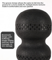Rouleau en mousse EPP à 4 billes connectées pour la récupération musculaire du dos et le massage fitness, 45 cm, unisexe